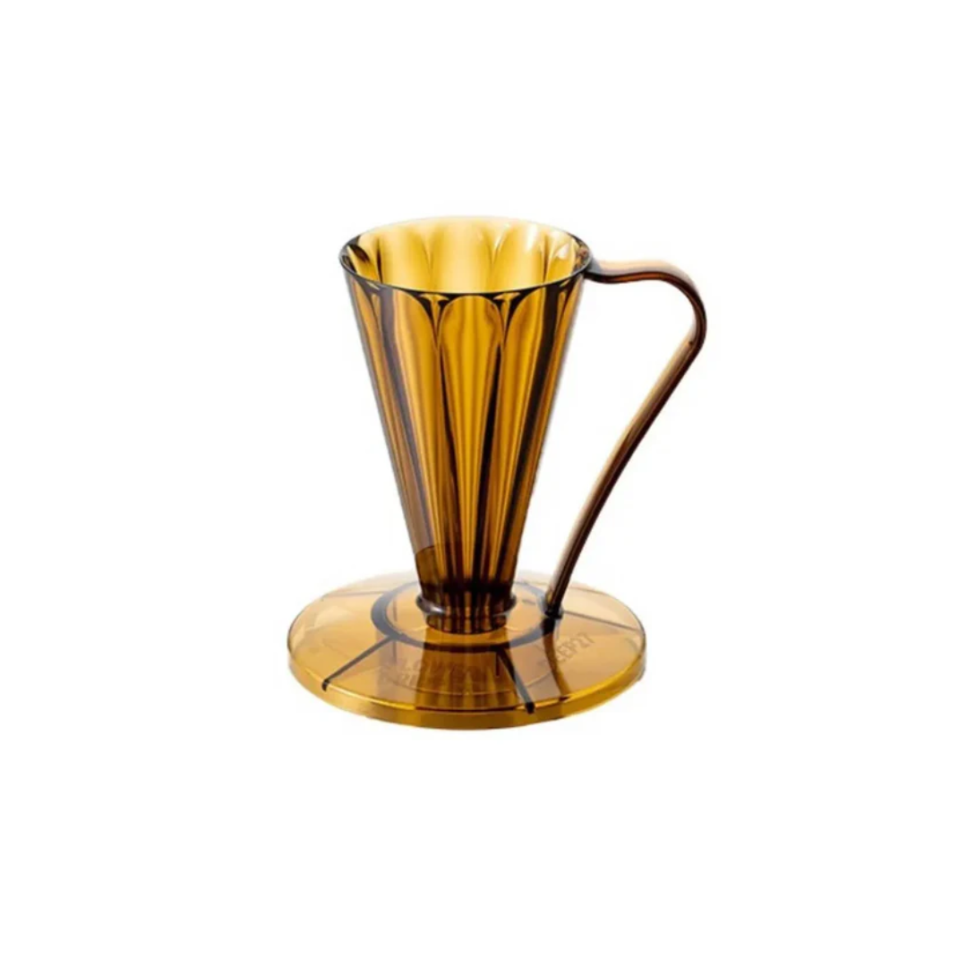 CAFEC Flower Dripper Deep27-Clear Brown