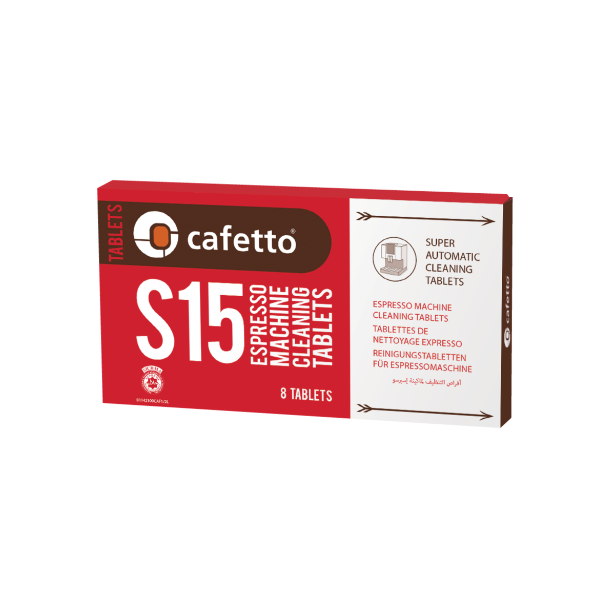 Cafetto S15 Espresso Machine Cleaning Tablets (8 TABLET bLISTER
