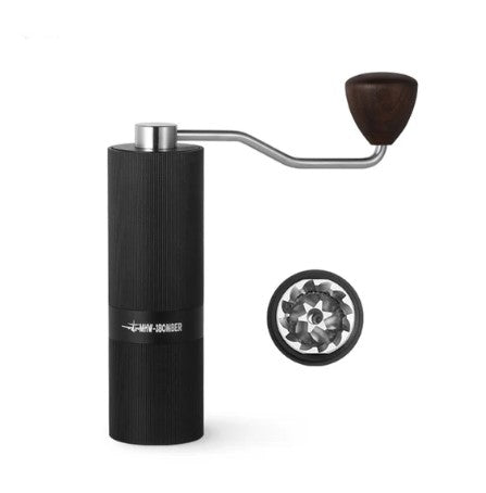 Mhw-3Bomber Racing M1- Manual Coffee Grinder Steel Burr- Black Walnut