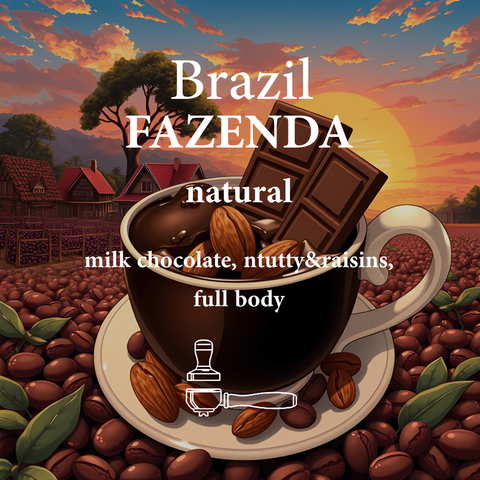 ALEZ Roastery Brazil Fazenda (250g) Coffee Beans