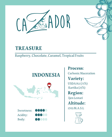Cazador Treasure Of Indonesia 200g