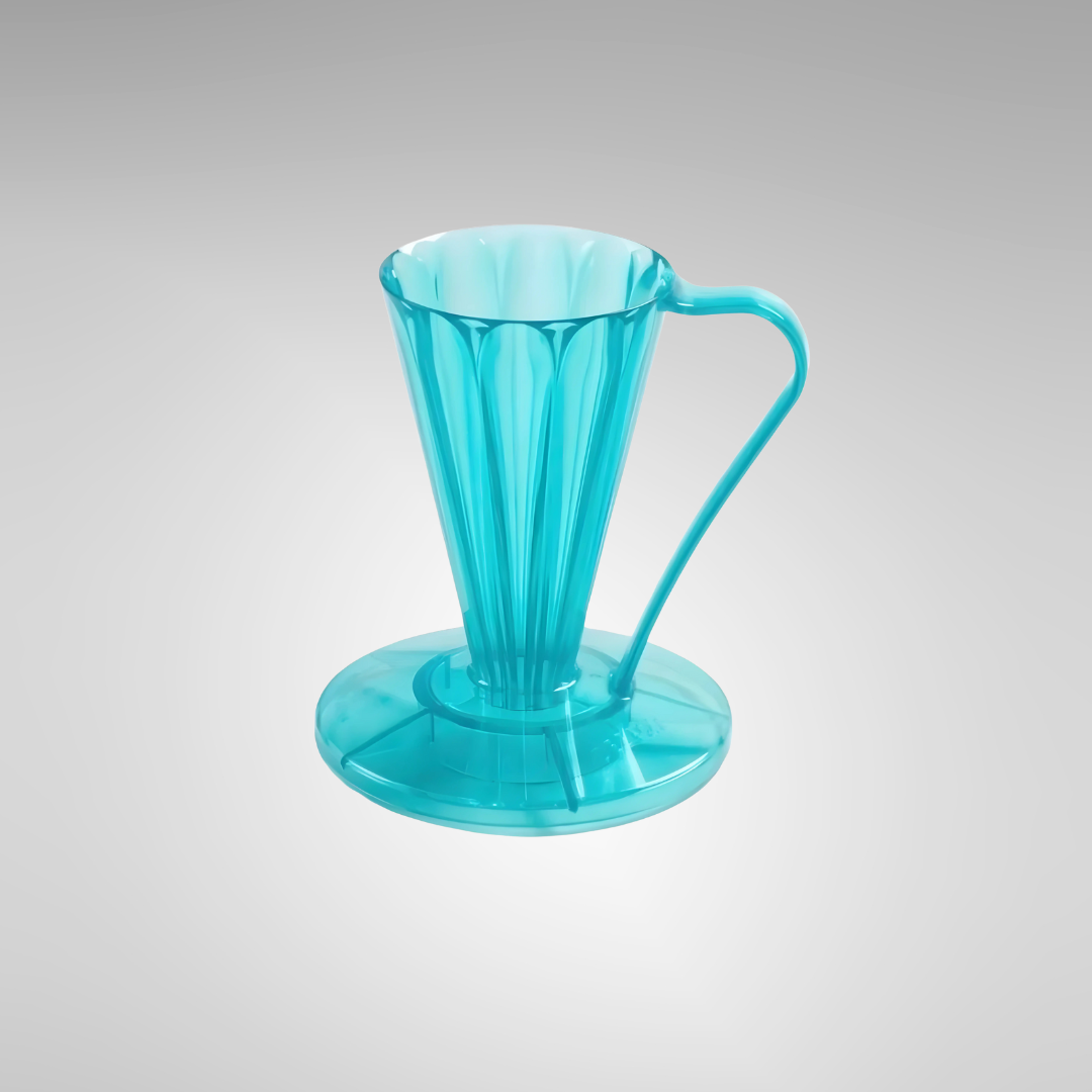 Cafec Flower Dripper Deep 27 - Youmeca Blue Limited Edition