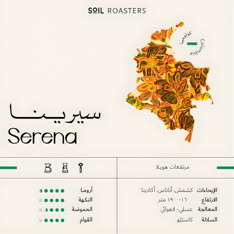 Soil Roasters- Colombia Serena 250g Coffee Beans