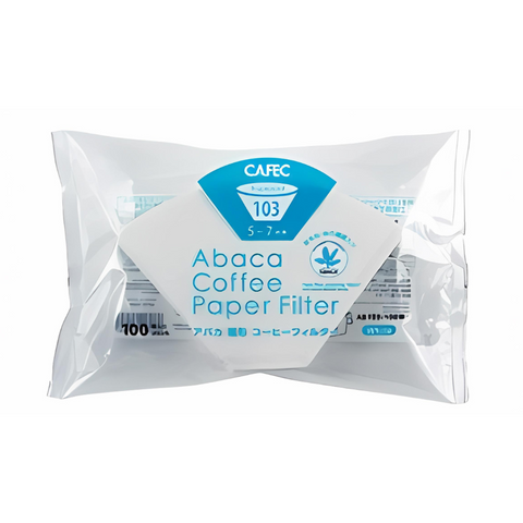 CAFEC Abaca V60Trapezoid Paper Filter for 5-7 Cups