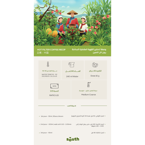 South Roastery- Yun-nan China 250g Coffee Beans