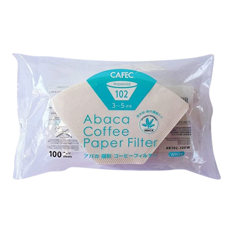 Abaca Trapezoid Paper Filter for 3-5 Cups