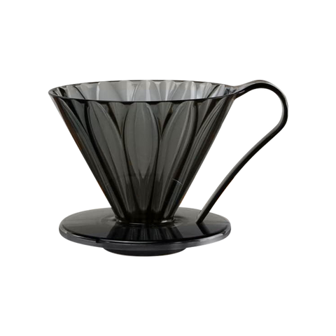 Tritan Cone-Shaped Flower Dripper Cup4 (Clear Black)