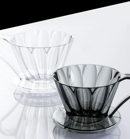 CAFEC TRITAN FLOWER DRIPPER OVAL 101 (Flower ribs x Trapezoid)
