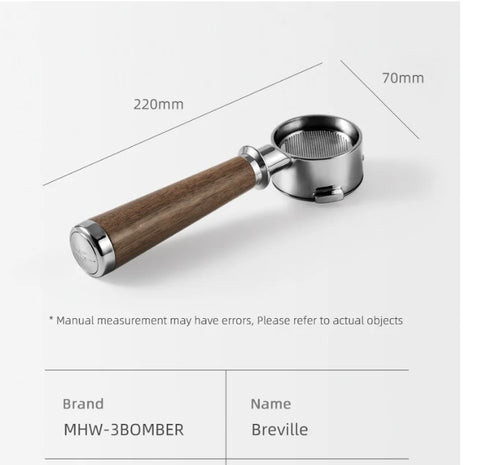 Mhw-3Bomber Bottomless Portafilter for Breville 54mm