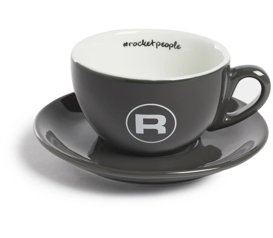 Rocket Hashtag Cappuccino Cup Grey