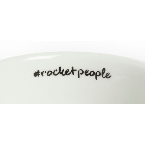 Rocket Hashtag Cappuccino Cup White