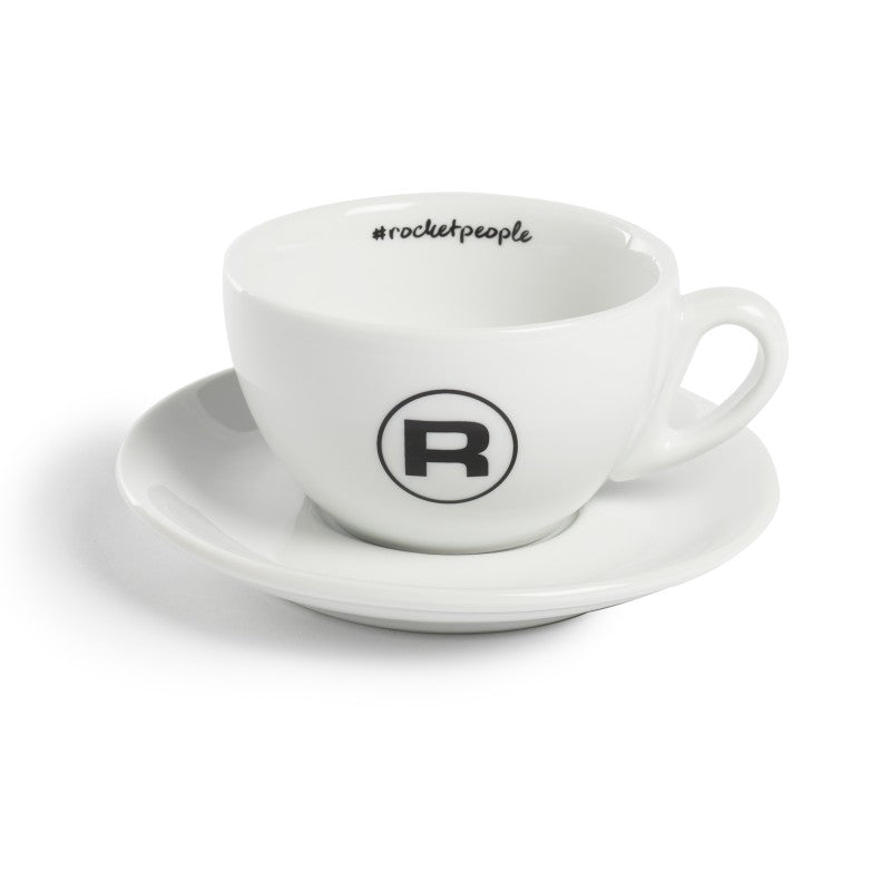 Rocket Hashtag Cappuccino Cup White