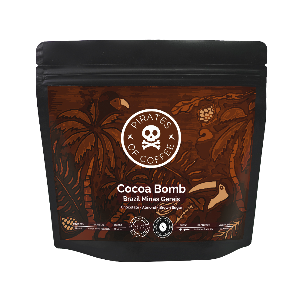 Pirates Of Coffee: Cocoa Bomb- Brazil Natural 250g