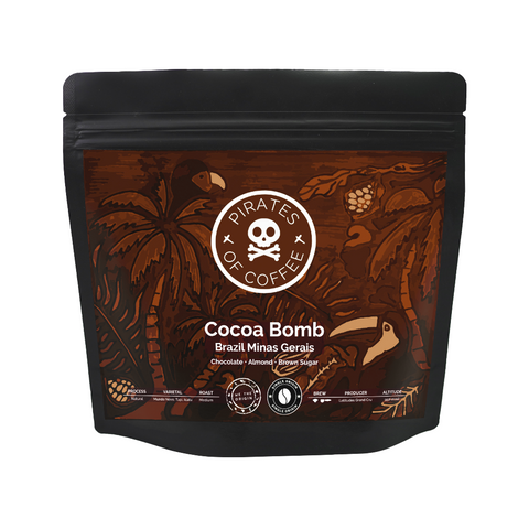Pirates Of Coffee: Cocoa Bomb- Brazil Natural 250g