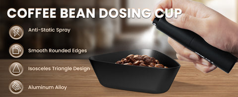 MHW-3Bomber Coffee Bean Dosing Plate - Black