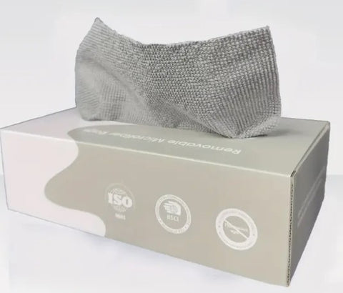 Disposable Microfiber Rag- Gray 20 pcs