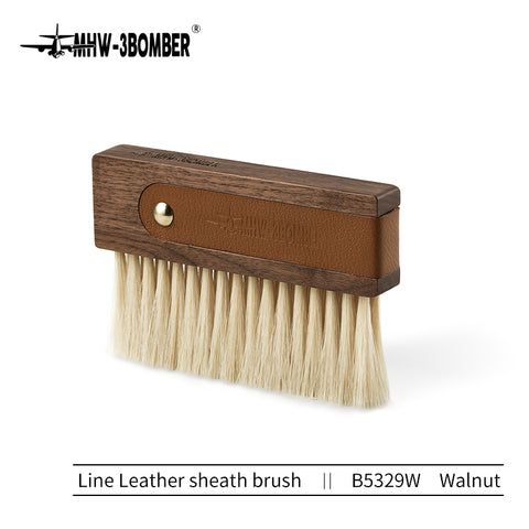 Mhw-3Bomber Line Leather Sheath Brush