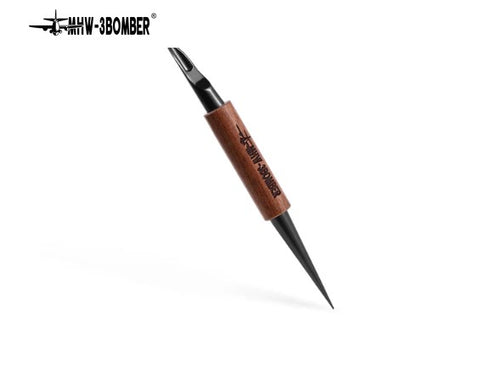 Mhw-3Bomber Coffee Art Needle Black-Red Rosewood