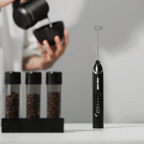 MHW-3BOMBER Electric Milk Frother - Black