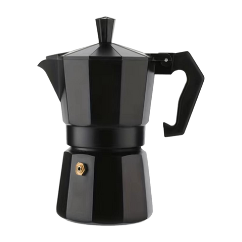 Mokapot Coffee Maker Black -3 Cups