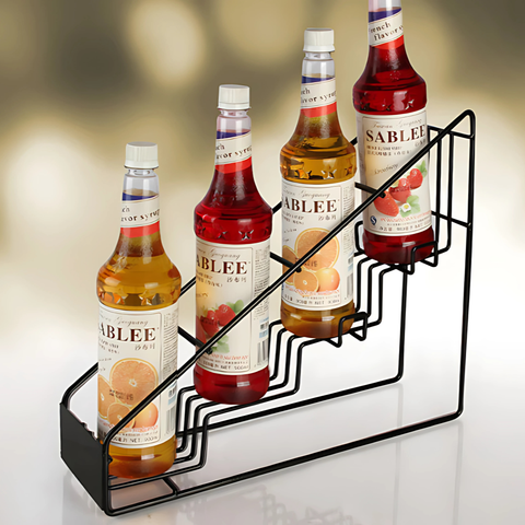 Syrup Bottles Display Stand Holder