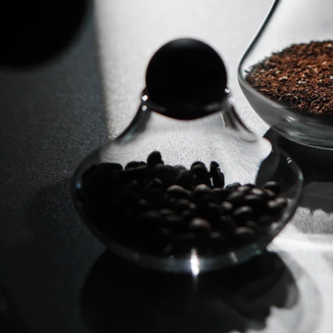 Coffee Display Jar Transparent-Perfect for visual assessment and stylish storage