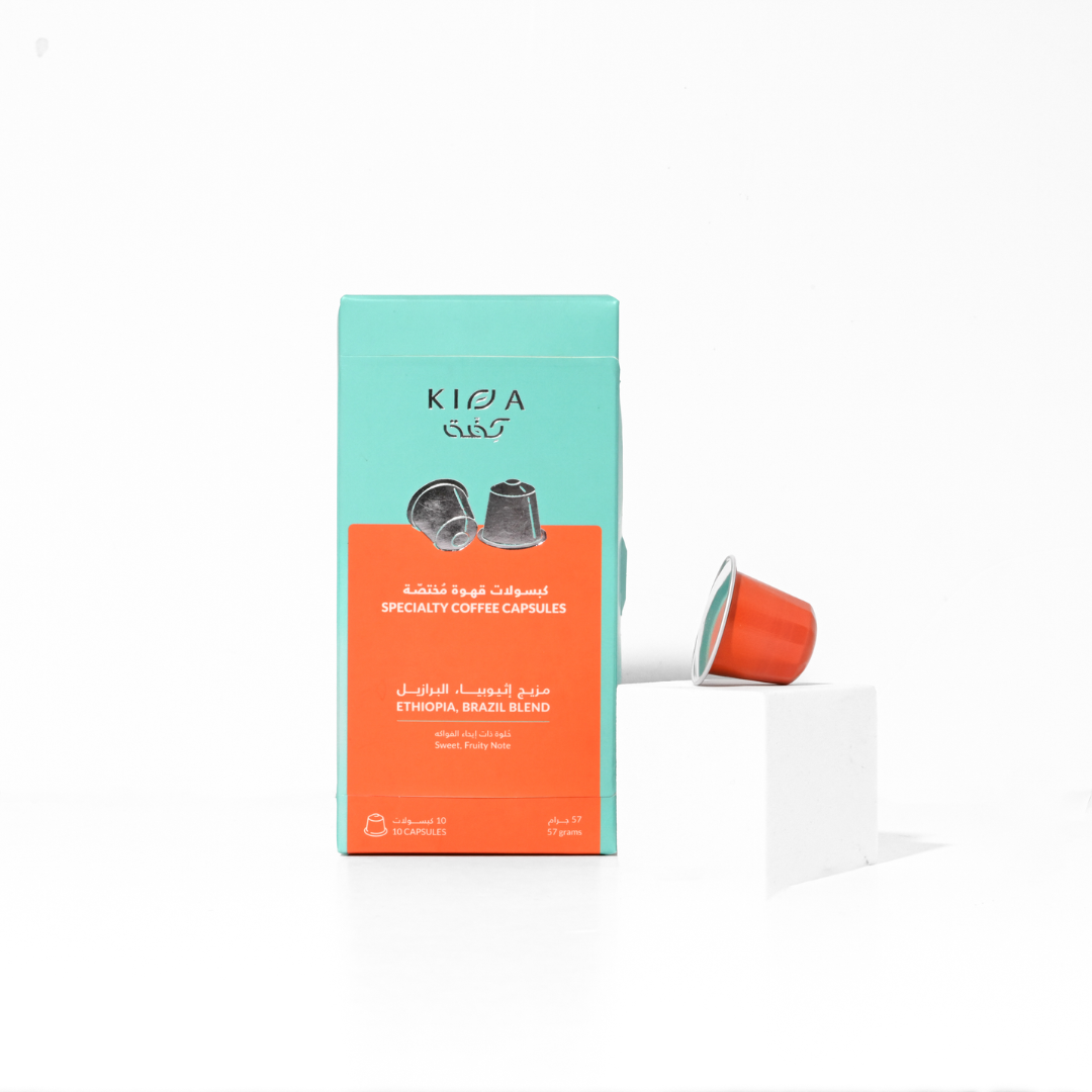 Kiffa Roastery Coffee Capsules – Ethiopian- Brazilian