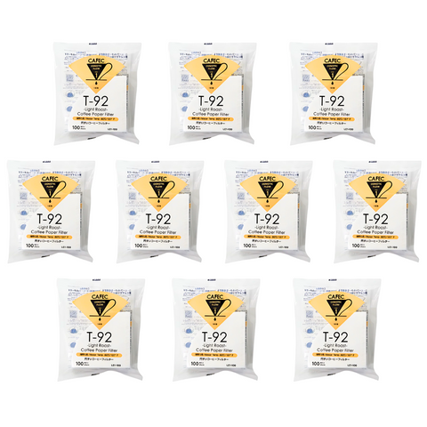 CAFEC Light Roast V60 Coffee Paper Filters Cup 1 (Pack of 100)