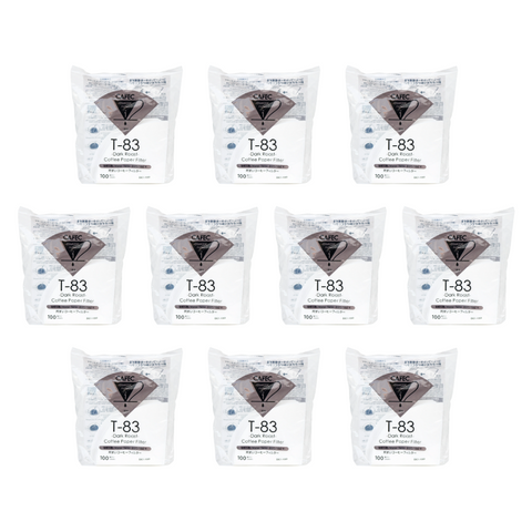 CAFEC Dark Roast V60 Coffee Paper Filters Cup 1 (Pack of 100)