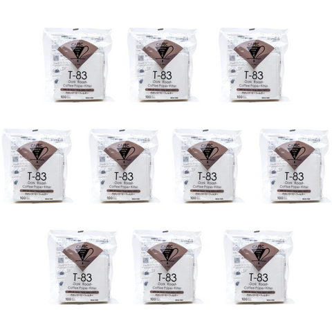 CAFEC Dark Roast V60 Coffee Paper Filters Cup 4 (Pack of 100)