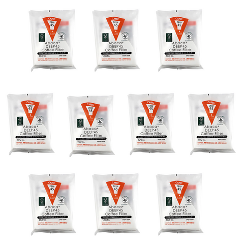 Cafec Deep 45 Abaca +  Filter Papers (Pack of 100)