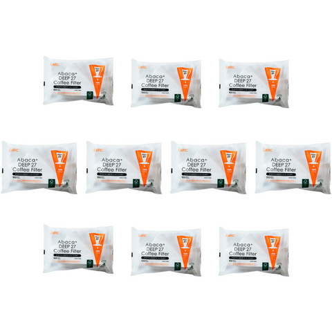 CAFEC Abaca+ Deep 27 Paper Filters Cup 1 (Pack of 100)
