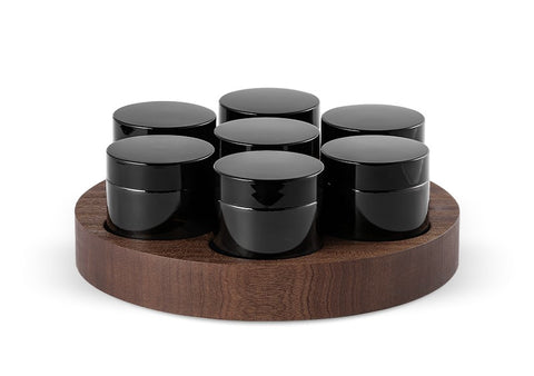 Mhw-3Bomber Beans Storage Canister (set of 7) - Black