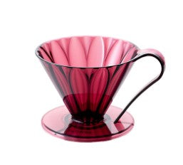 Tritan Cone-Shaped Flower Dripper Wine Red Cup 4